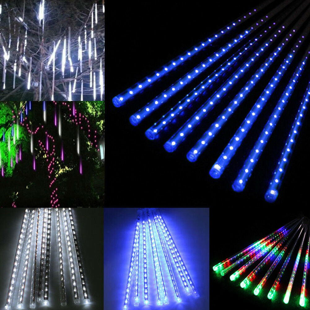 
	Waterproof Outdoor LED Meteor Rain Tubes Fairy String Light Christmas Garden Use Home Garden