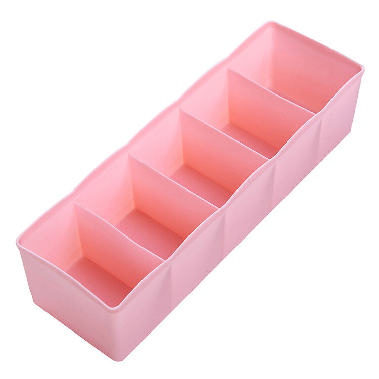 
	Multi-Grid Plastic Drawer Storage Box Home Desktop Socks Underwear Tie Compartment Storage Box