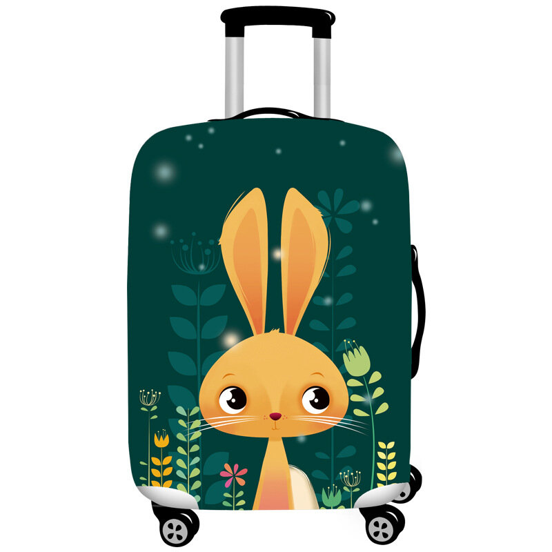 
	Honana Cute Cartoon Rabbit Elastic Luggage Cover Durable Suitcase Protector