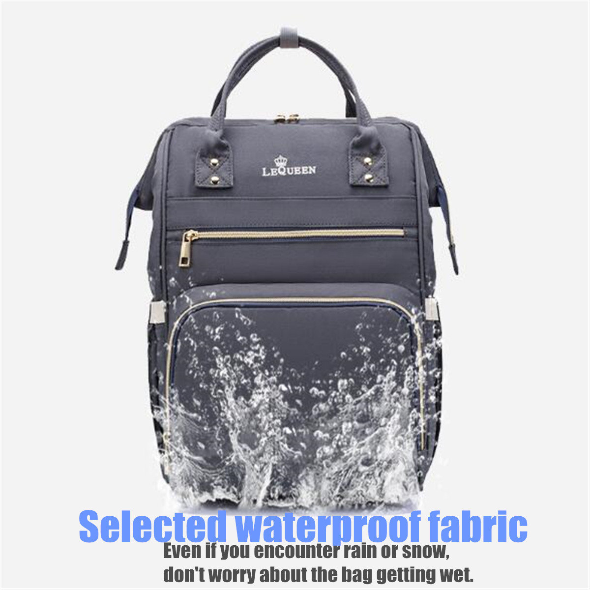 
	Mother And Baby Bag Oxford Cloth Shoulder Storage Bag Multi-Function Large Capacity Waterproof