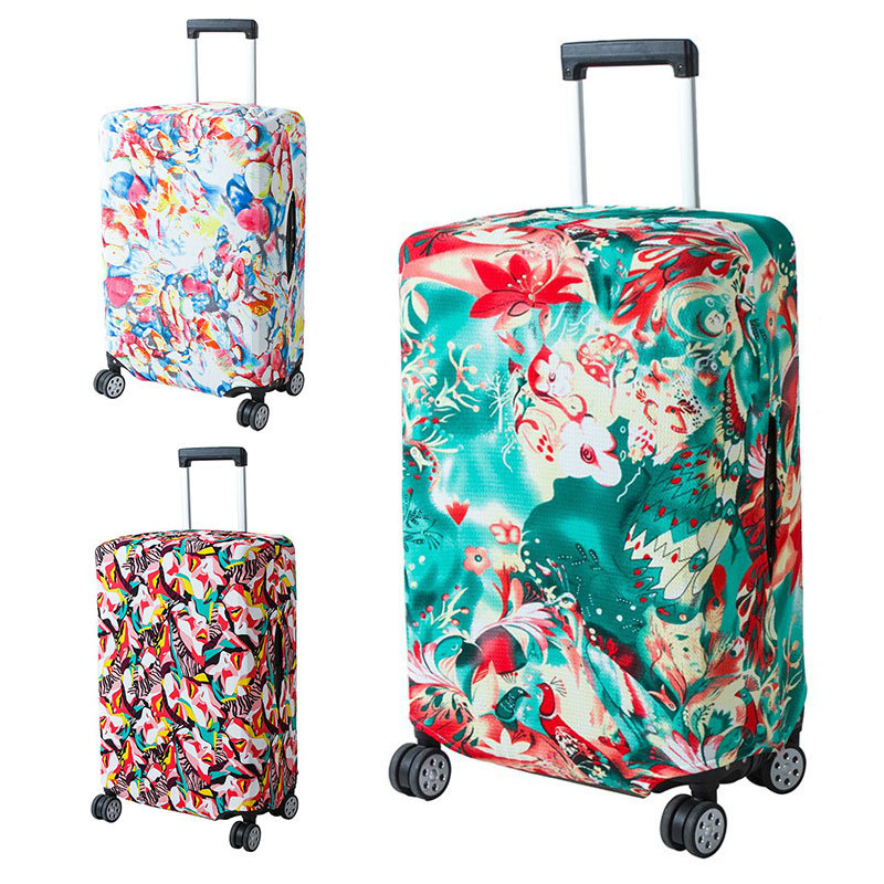 
	Abstraction Chinese Style Elastic Luggage Cover Trolley Case Cover Durable Suitcase Protector