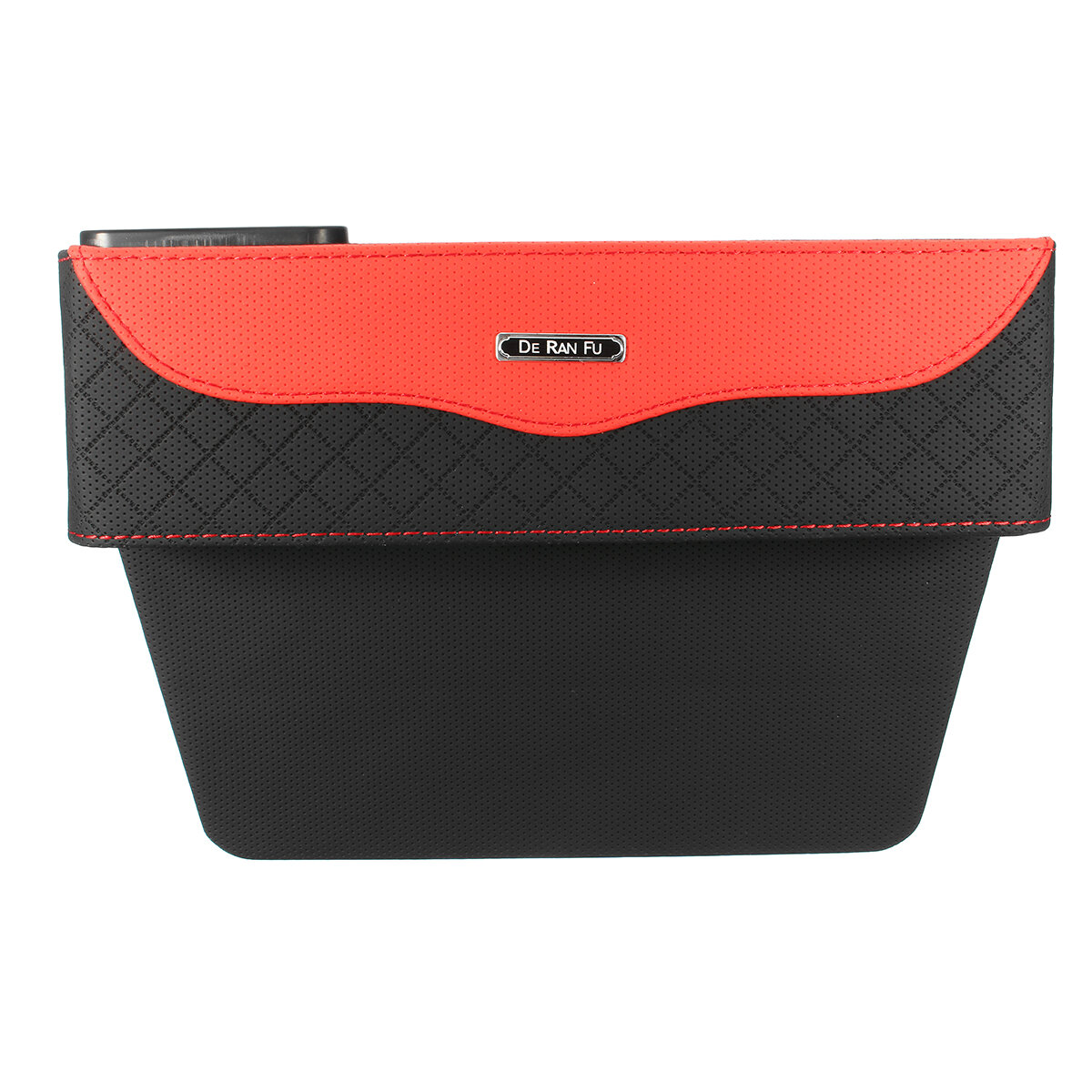 
	Leather Car Seat Crevice Storage Bag Box Money Pot Auto Seat Gap Filler Organizer
