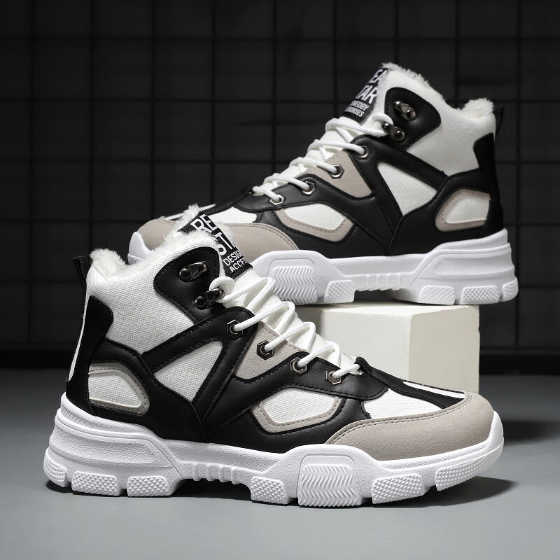 
	Men Non Slip Warm Lining Outdoor Casual Ankle Boots