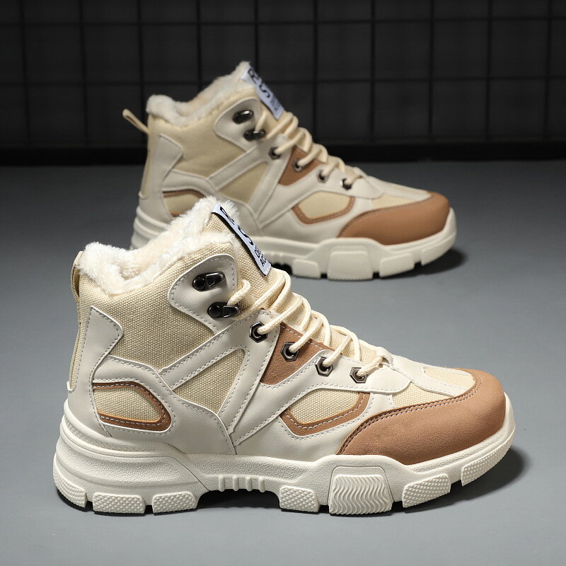 
	Men Non Slip Warm Lining Outdoor Casual Ankle Boots