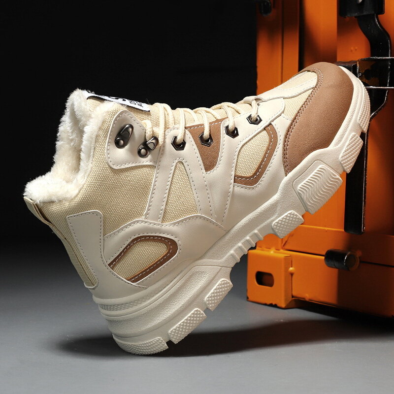 
	Men Non Slip Warm Lining Outdoor Casual Ankle Boots