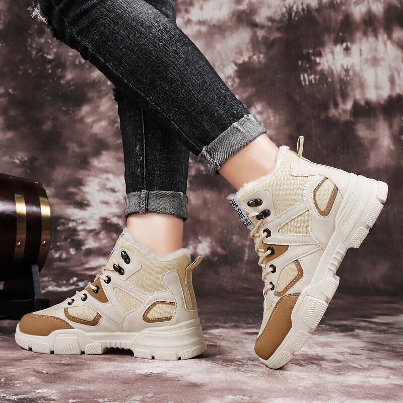 
	Men Non Slip Warm Lining Outdoor Casual Ankle Boots