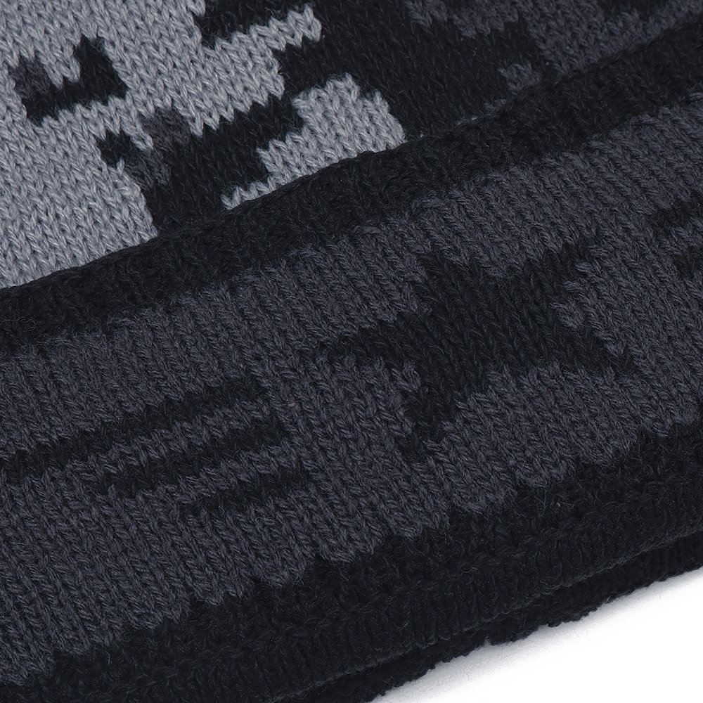 
	Mens Camouflage Wool Plush Beanie Hat Vintage Good Elastic Vintage Warm Winter Caps