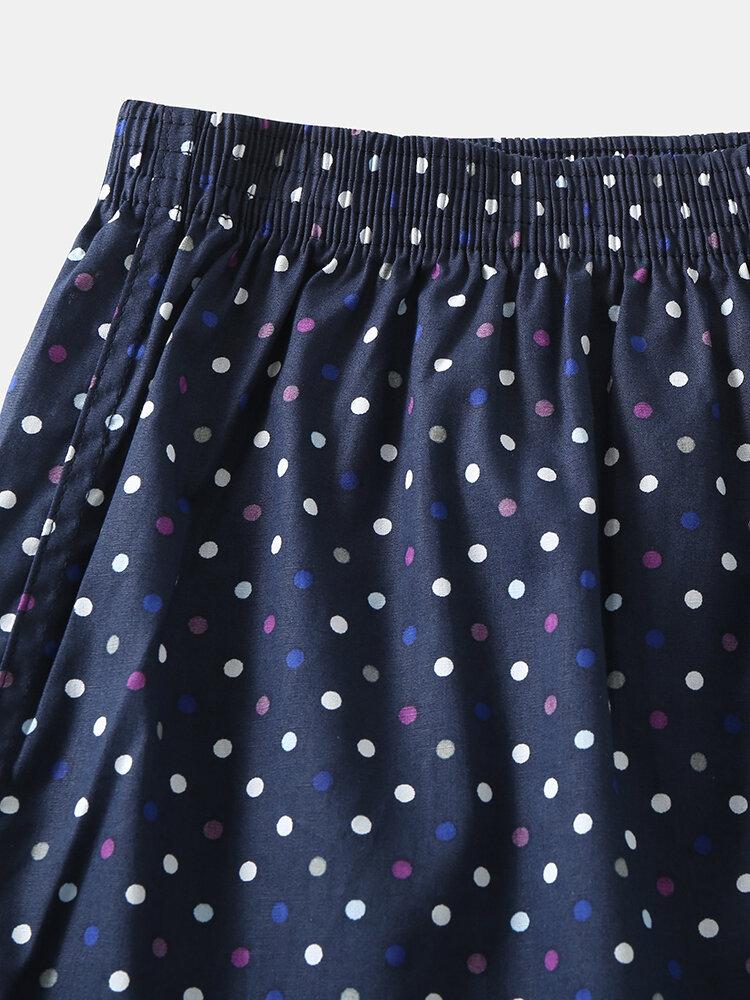 
	Cotton Comfy Polka Dot Arrow Pants Casual Home Underwear Shorts