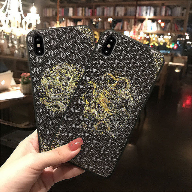 
	Phone Shell Red Bottom White Crane Phone Case