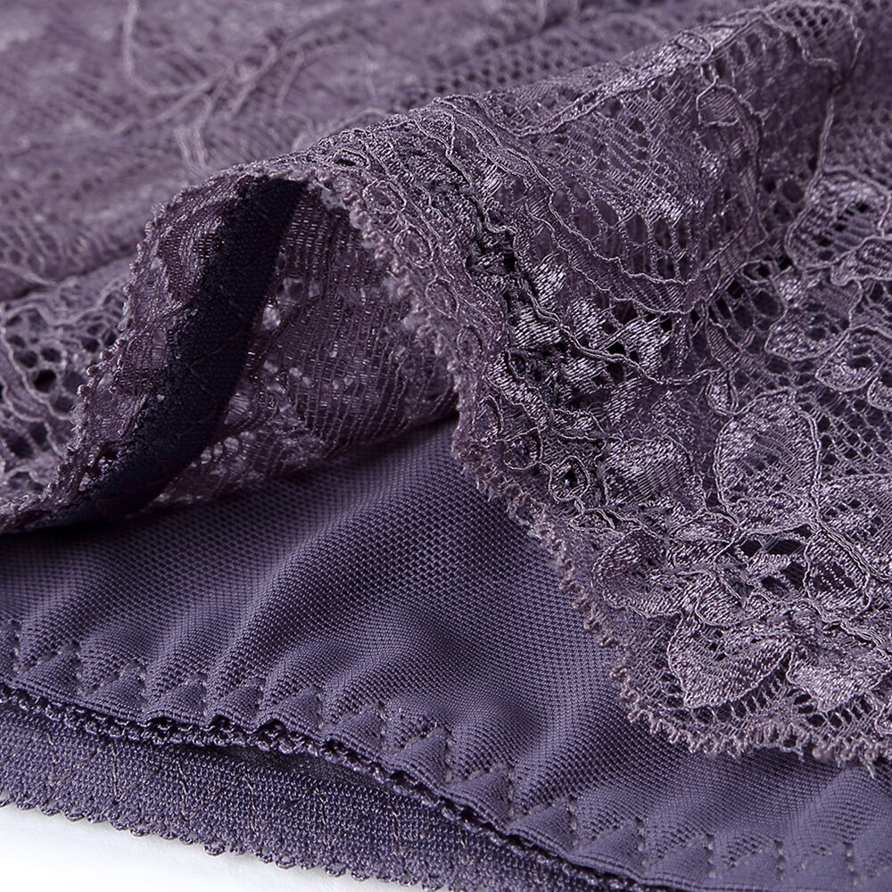 
	Sexy Lace High Waisted Hollow Out Front Pocket Panties