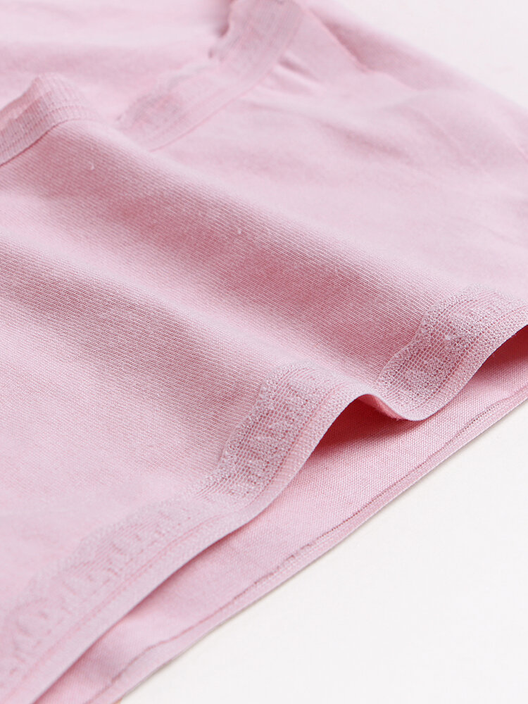 
	Women Cotton Lace Trim Full Hip Soft Breathable Comfy Mid Waisted Panty