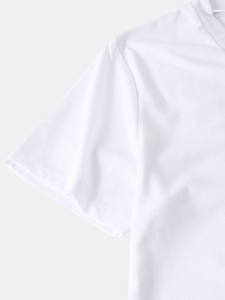 
	Giraffe Printed Short Sleeve V-neck T-shirt For Women