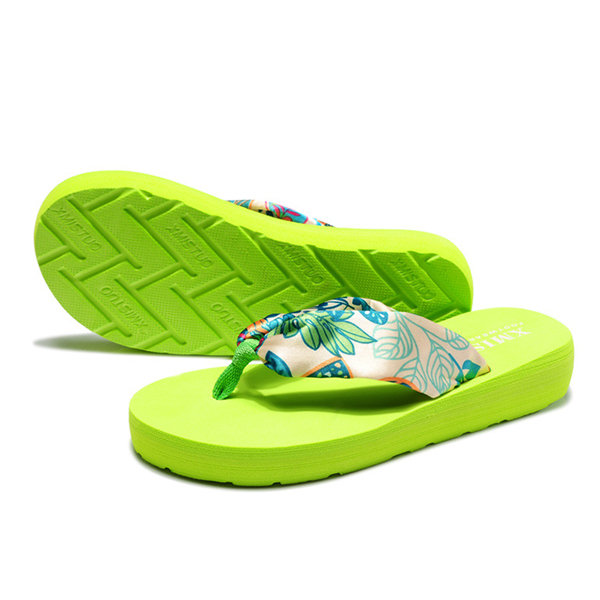 
	Big Size Colorful Ribbon Clip Top Flip Flops Summer Outdoor Holiday Beach Slippers