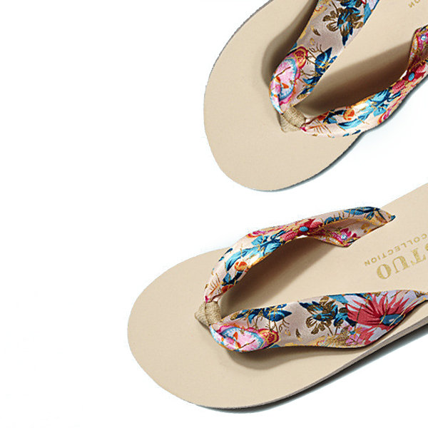 
	Big Size Colorful Ribbon Clip Top Flip Flops Summer Outdoor Holiday Beach Slippers