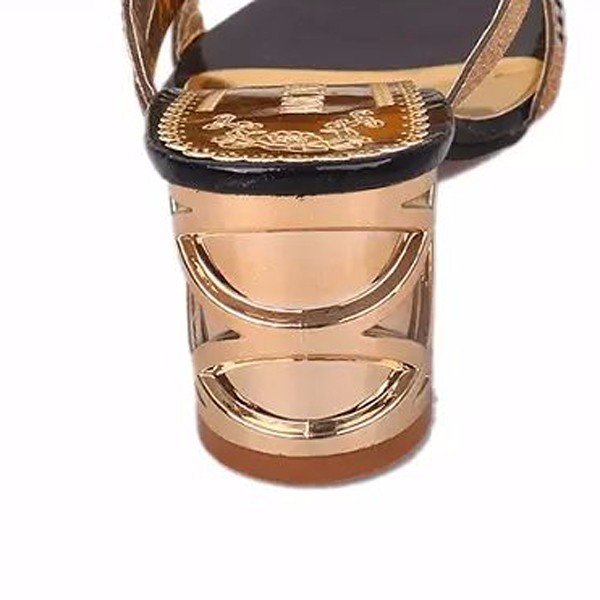 
	Rose Floral Rhinestone Beaded Crystal Peep Toe Hollow Out Slip On Slippers