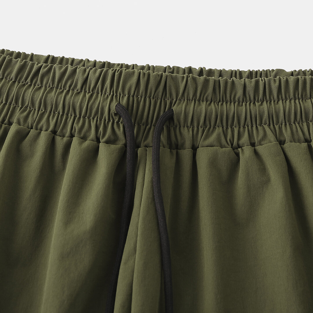 
	Mens Contrast Color Home Boxer Shorts Drawstring Athletic Shorts