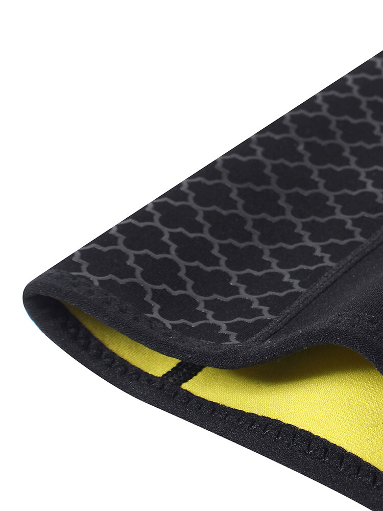 
	3XL Tummy Control Print Pocket Neoprene Sauna Shorts