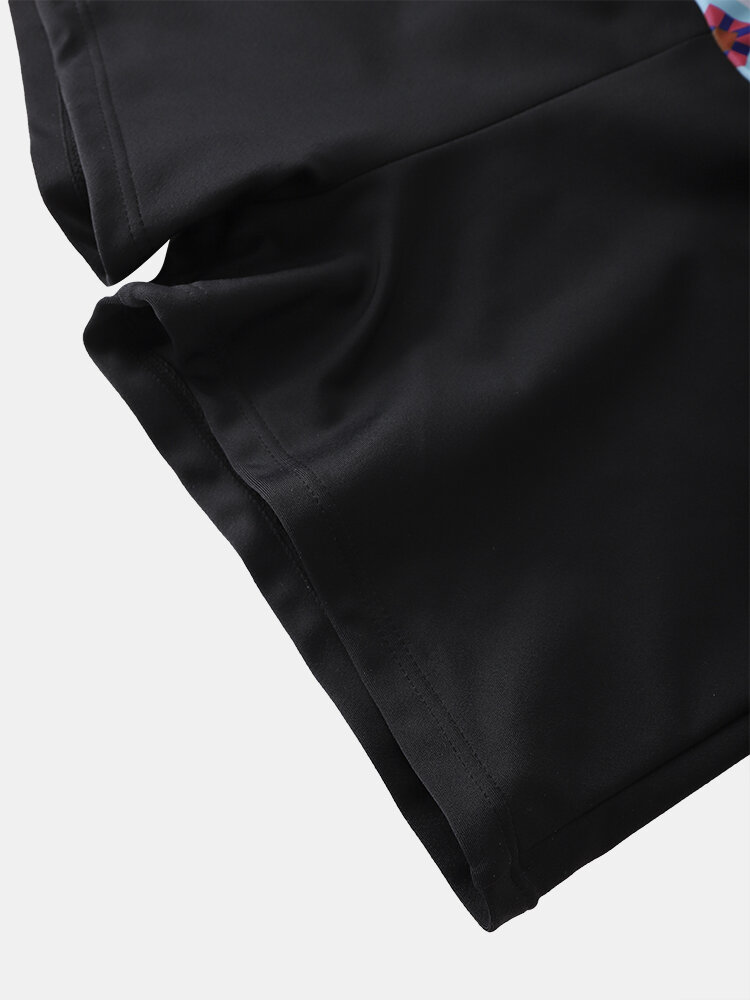 
	Plus Size Women Ethnic Pattern Patchwork Beauty Back Strappy Tankinis Swimsuit