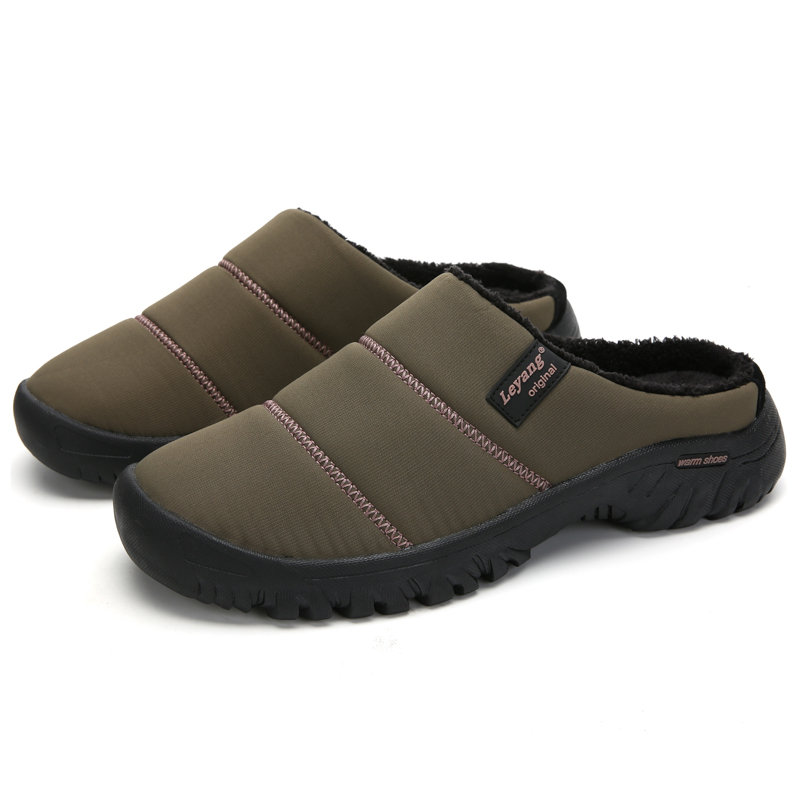 
	Men Warm Waterproof Non Slip Comfy Soft Home Slipper Boots