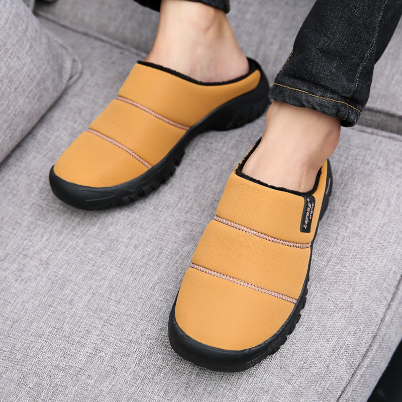 
	Men Warm Waterproof Non Slip Comfy Soft Home Slipper Boots