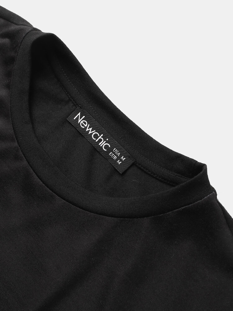 
	Mens Cartoon Wave Fish Print Short Sleeve White Ukiyoe T-Shirt