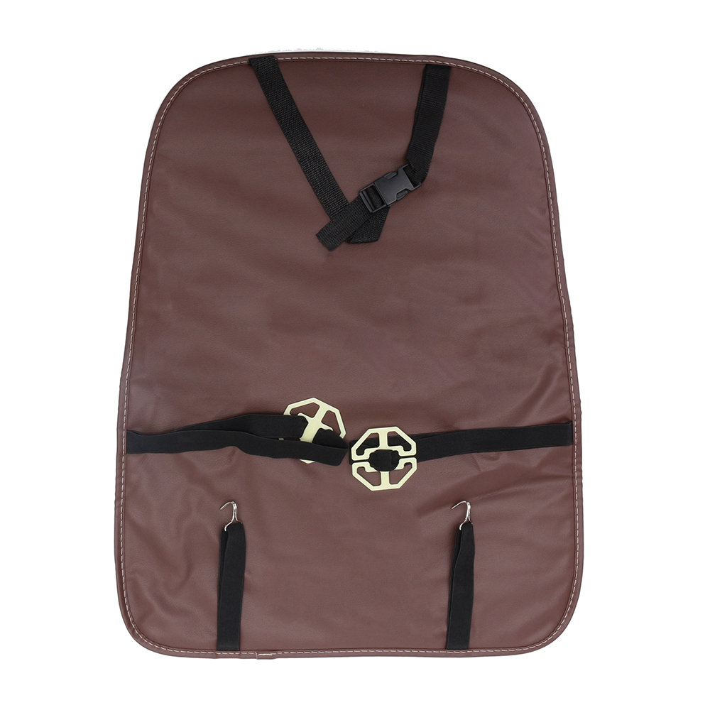 
	PU Leather Car Seat Back Storage Bag Waterproof Multi-functional Cup Holder Organizer