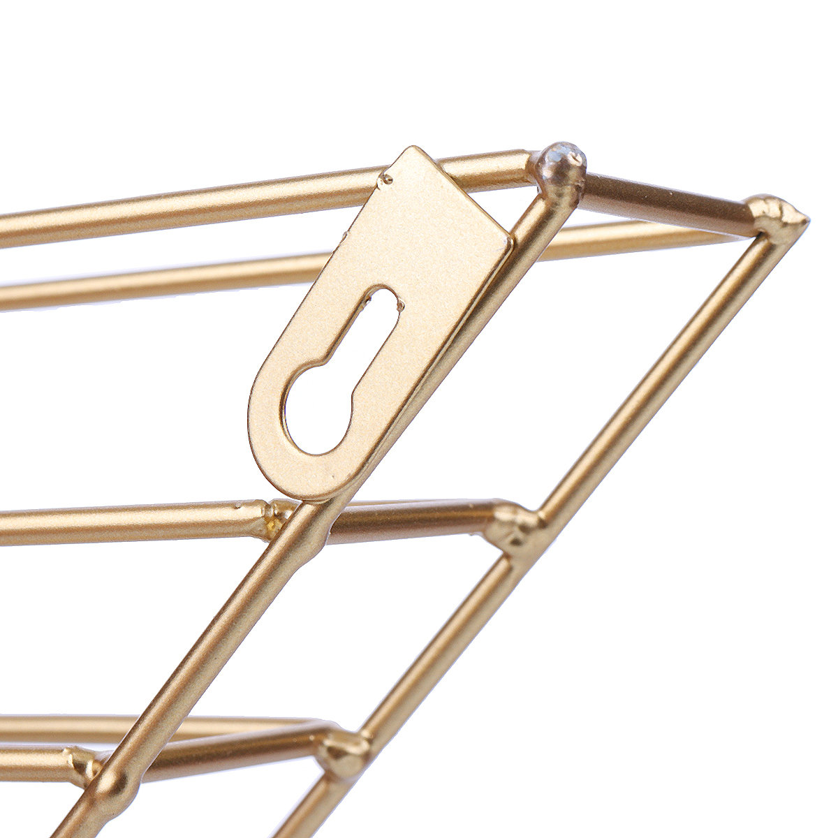 
	Iron Wall Shelf Holder Magazine Storage Rack Home Decoration