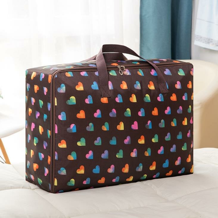 
	SaicleHome Oxford Printed Clothes Quilts Storage Bags Moisture-proof Folding Organizer