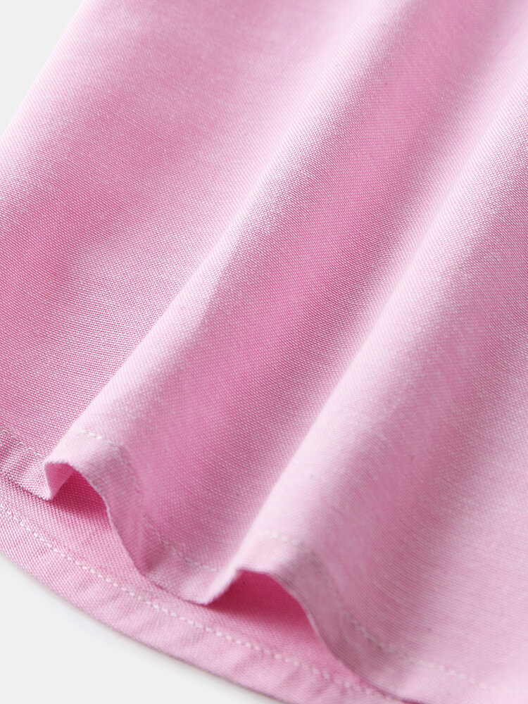 
	Mens Casual Stitching Contrast Color Short Sleeve Shirts