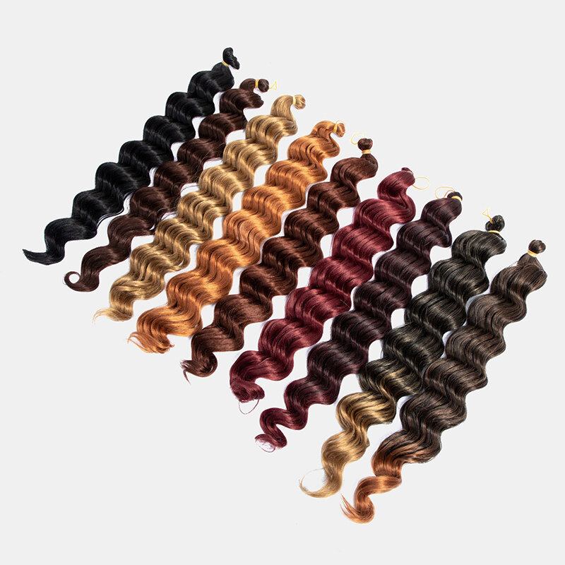 
	9 Colors Crochet Box Braids Hair Bundles Chemical Fiber Little Braid Ponytail Hair Ring