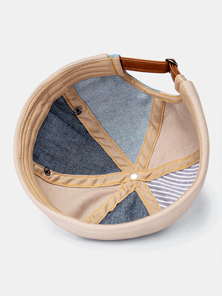 
	COLLROWN Men & Women Patchwork Color Casual Fashion Brimless Beanie Landlord Cap Skull Cap