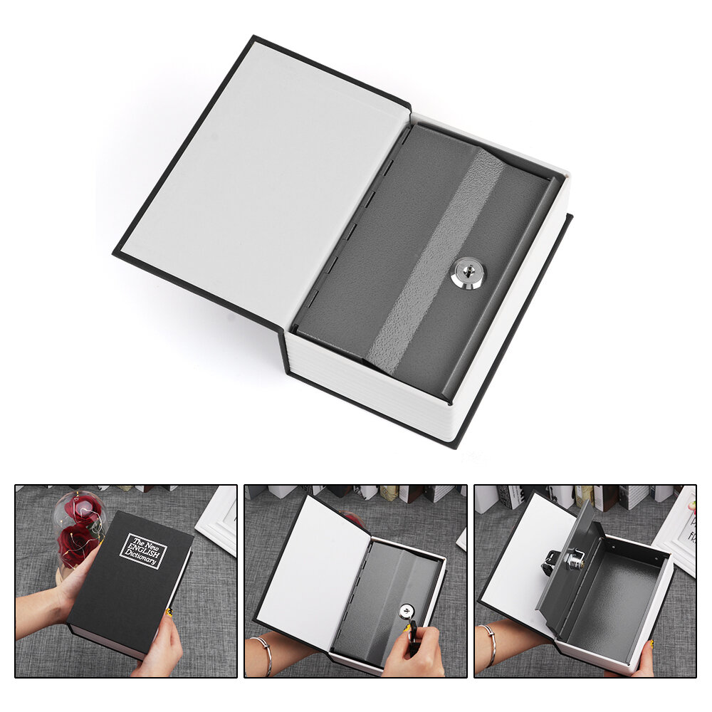 
	Metal Steel Cash Secure Hidden English Dictionary Money Box Coin Storage Books Secret Piggy Bank