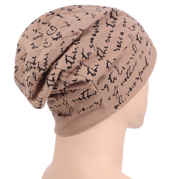 
	Men Autumn Warm Cotton Beanie Cap Casual Soft Breathable Skullies Knit Hat