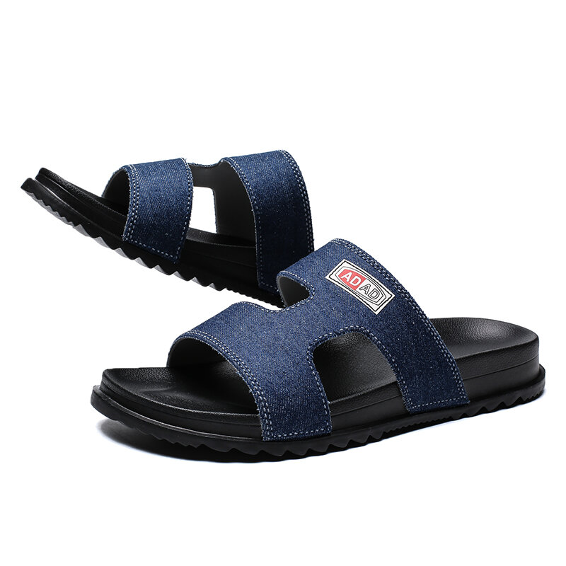 
	Men Open Toe Slip On Garden Beach Water Slide Sandals