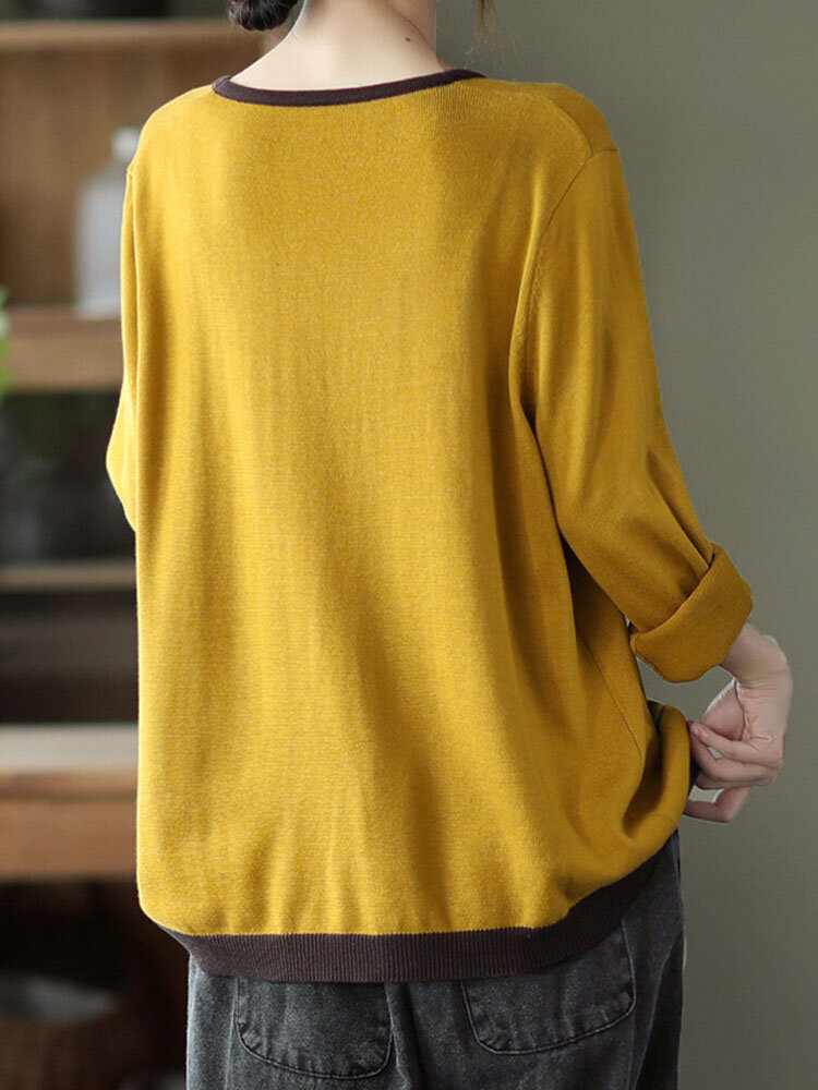 
	Art Illustration Long Sleeve Tie Front Women Sweatshirt