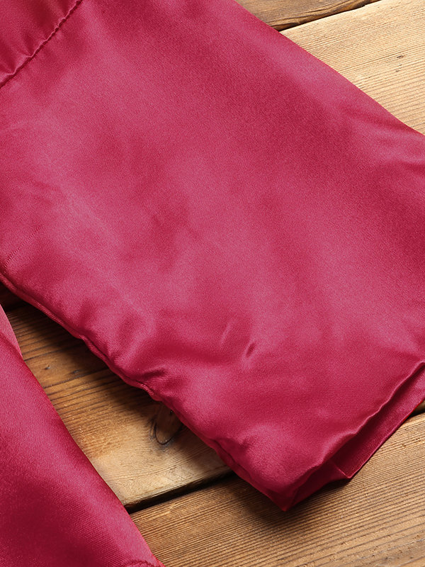 
	Mens Satin Silk Plain Pajamas Shirts Nightwear Long Sleeve V Neck Soft Smooth Sleep Shirts Tee Tops