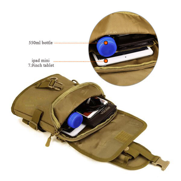 
	Men Women Outdoor Tactical Shoulder Bag Double Use Sports Hiking Multifunction Bag