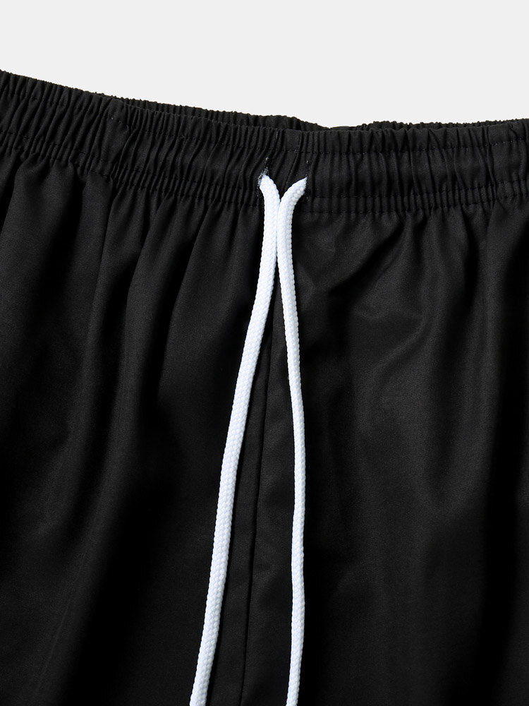 
	Mens Japanese Style Wave Print Open Front Kimono Two Pieces Outfits