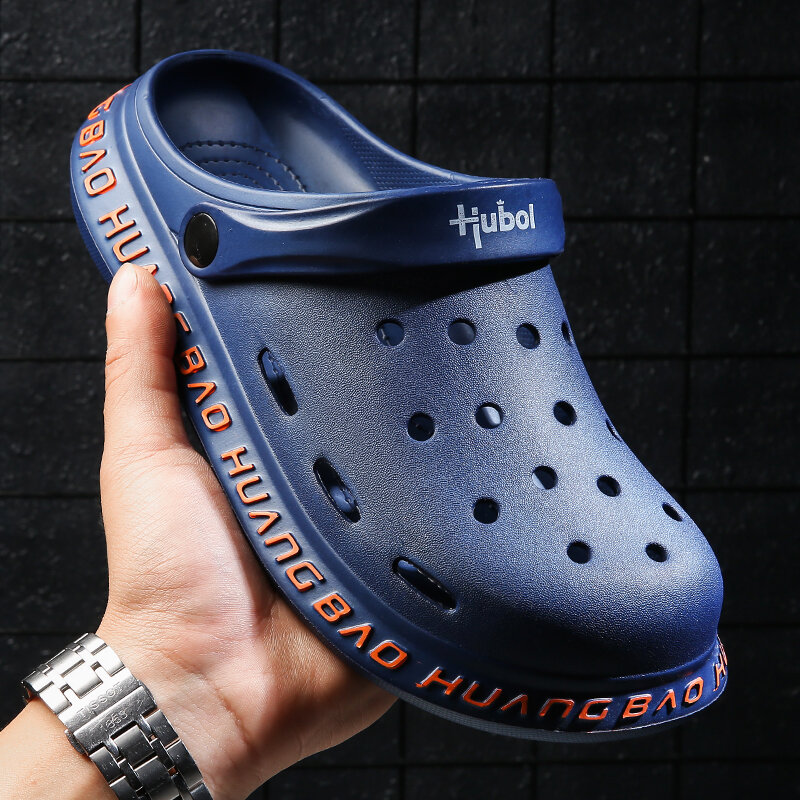 
	Men Comfy Closed Toe Hole Sandals Beach Water Clogs