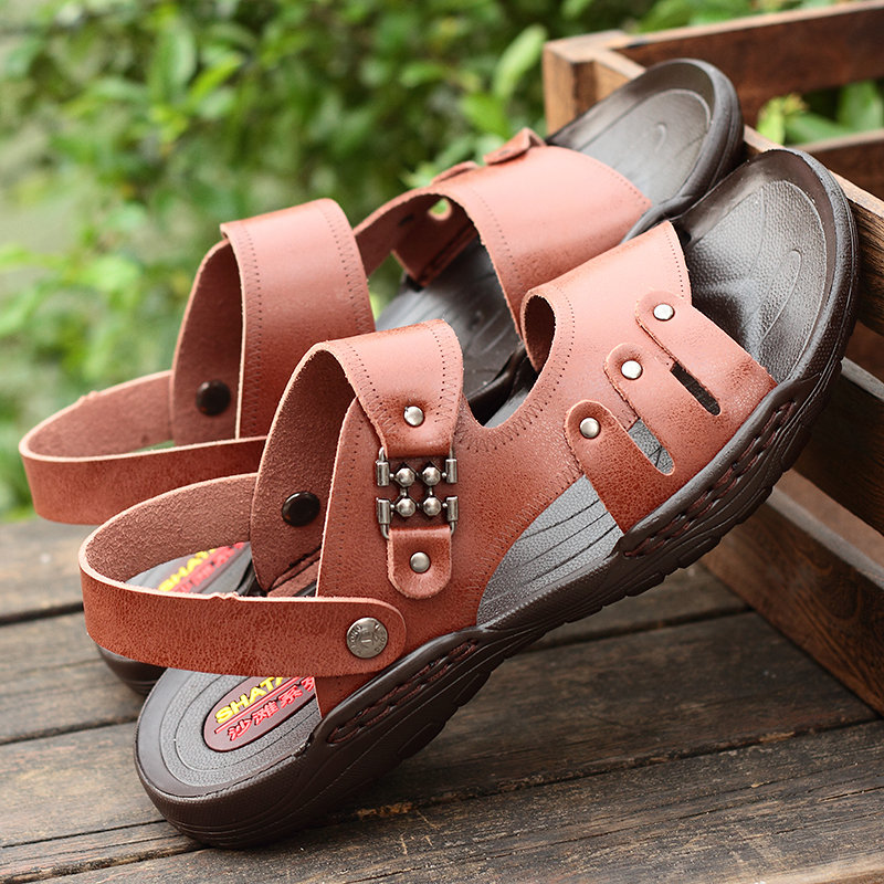 
	Men Open Toe Comfy Soft Sole Water Beach Casual Sandals