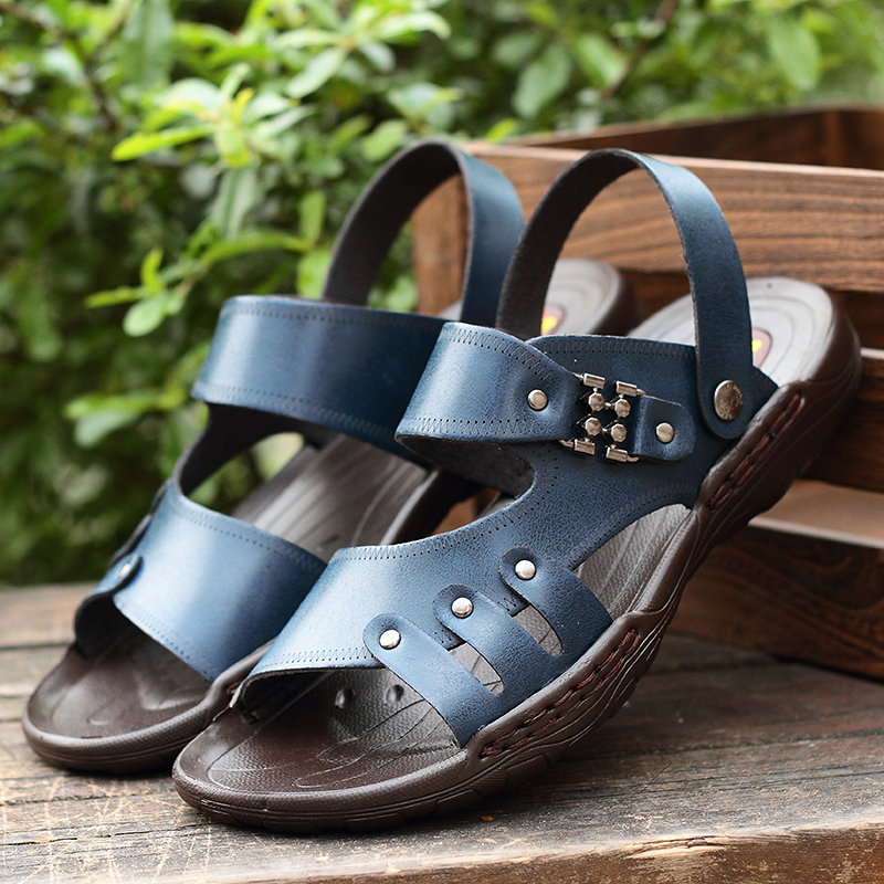 
	Men Open Toe Comfy Soft Sole Water Beach Casual Sandals