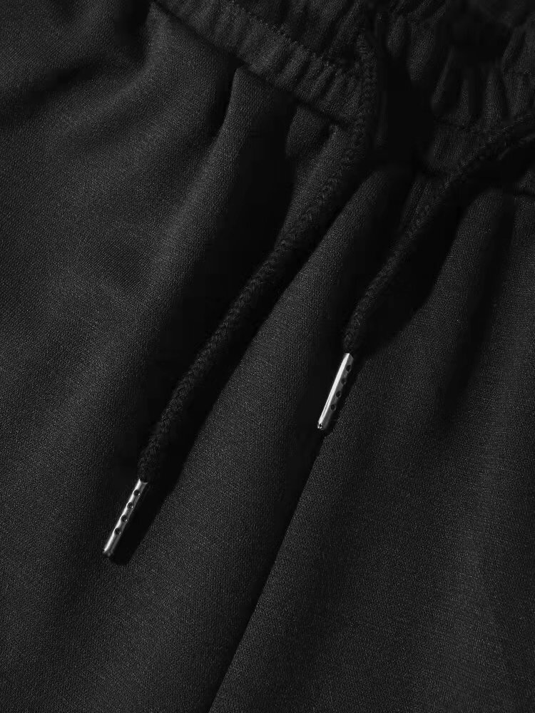 
	Mens Monochrome Rose Japanese Side Print Street Cuffed Sweatpants