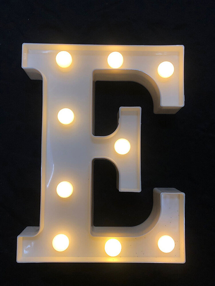 
	LED English Letter And Symbol Pattern Night Light Home Room Proposal Decor Creative Modeling Lights For Bedroom Birthday Party