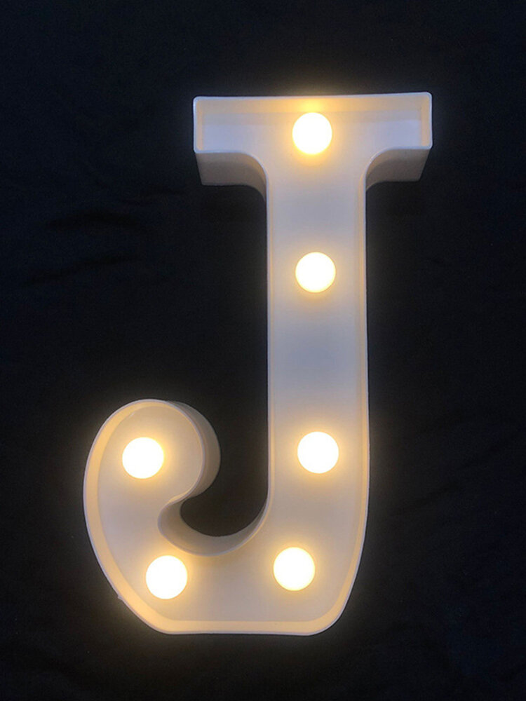 
	LED English Letter And Symbol Pattern Night Light Home Room Proposal Decor Creative Modeling Lights For Bedroom Birthday Party