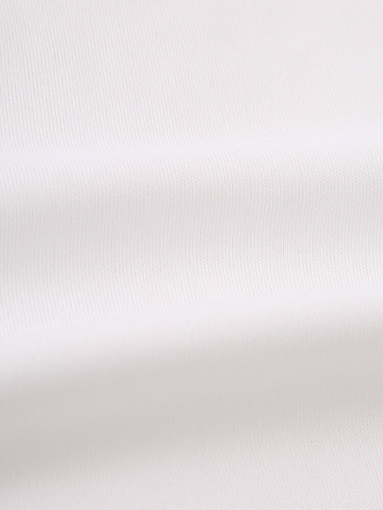 
	Mens HAPPIER Cartoon Bear Pattern Curved Hem Short Sleeve T-Shirt