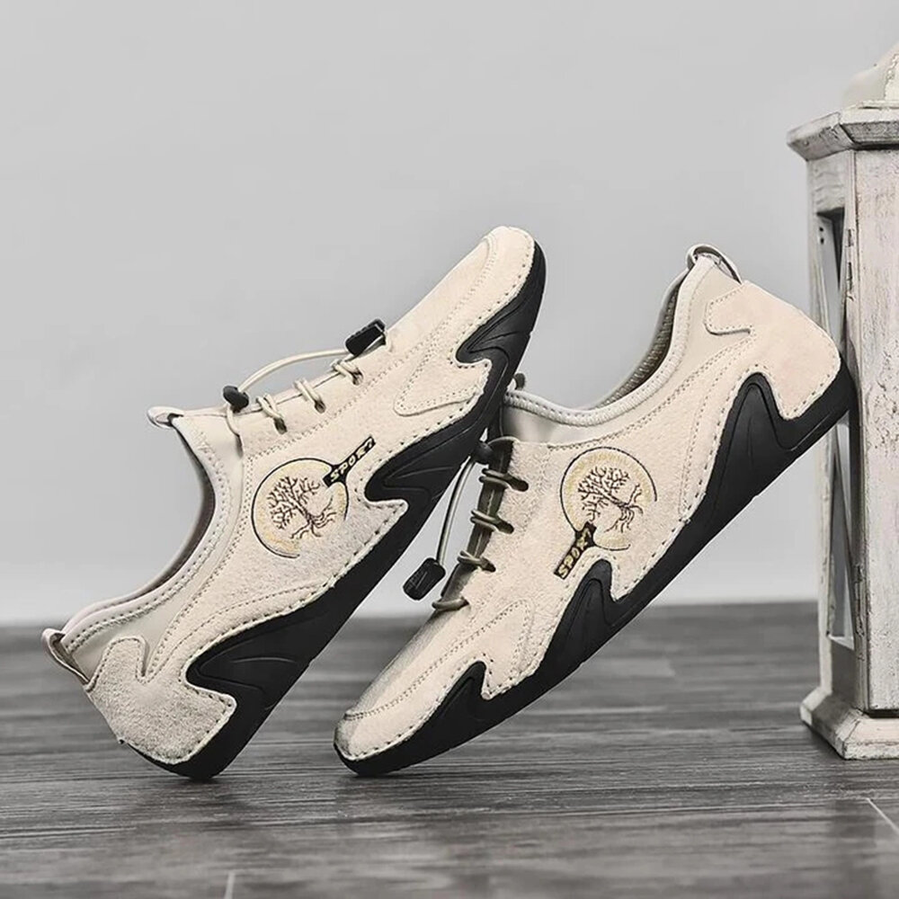 
	Menico Men’s Handmade Leather Shoes Soft Driving Loafers Shoes