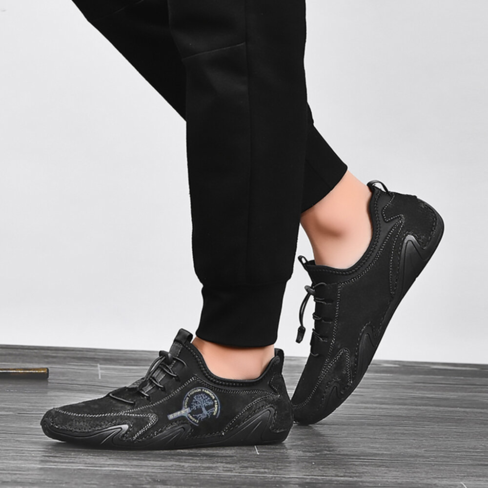 
	Menico Men’s Handmade Leather Shoes Soft Driving Loafers Shoes