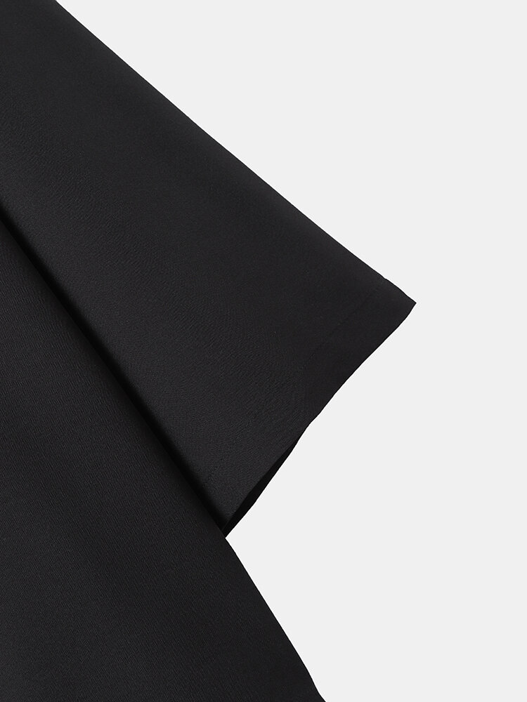 
	Mens Plum Bossom Japanese Pirnt Open Front Kimono Two Pieces Outfits